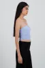 Top tubo de mesh con tela de brillos sold by Shasa