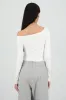 Bodysuit manga larga detalle bronche en hombro sold by Shasa
