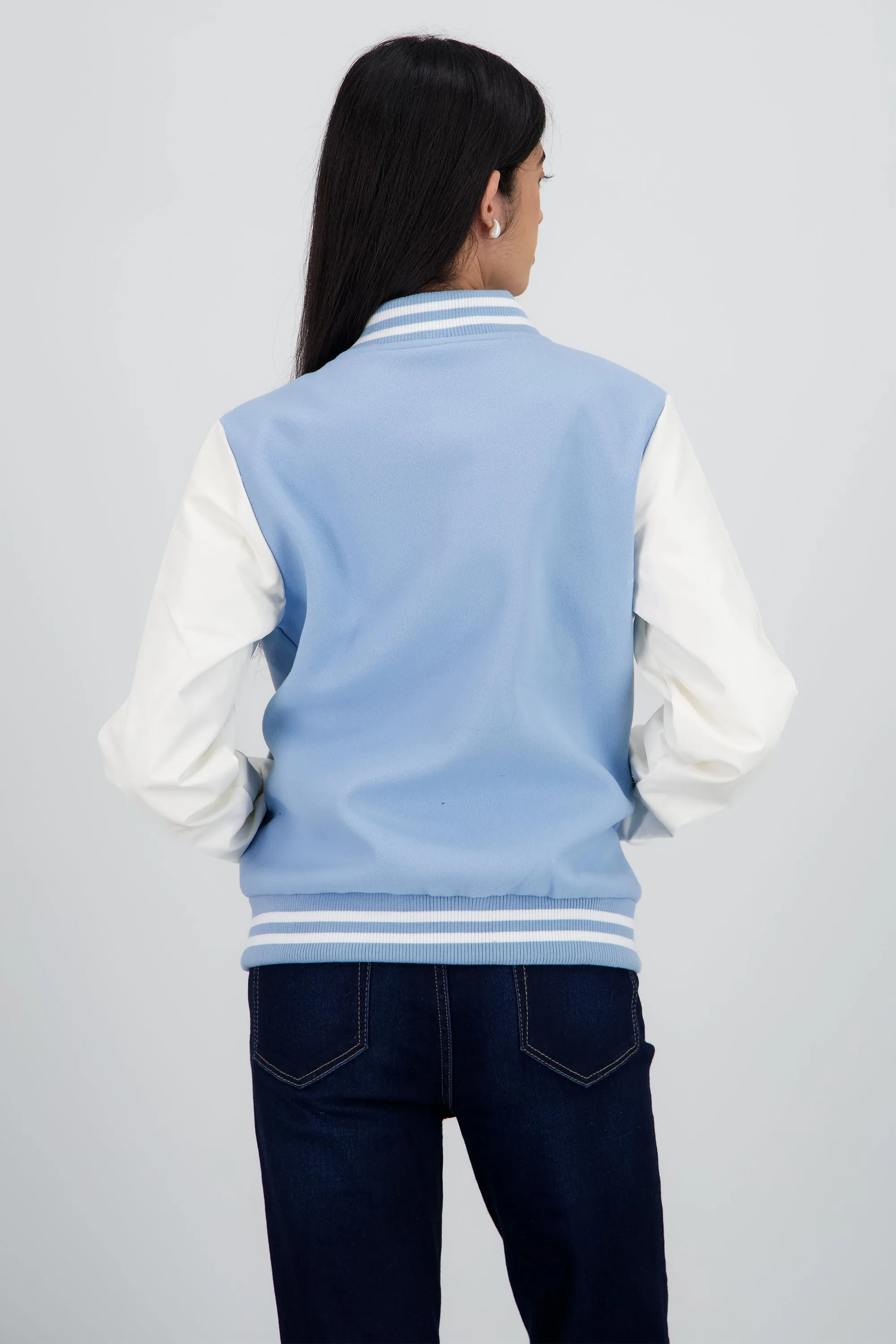 Chamarra bomber mangas efecto piel sold by Shasa product image thumbnail 4
