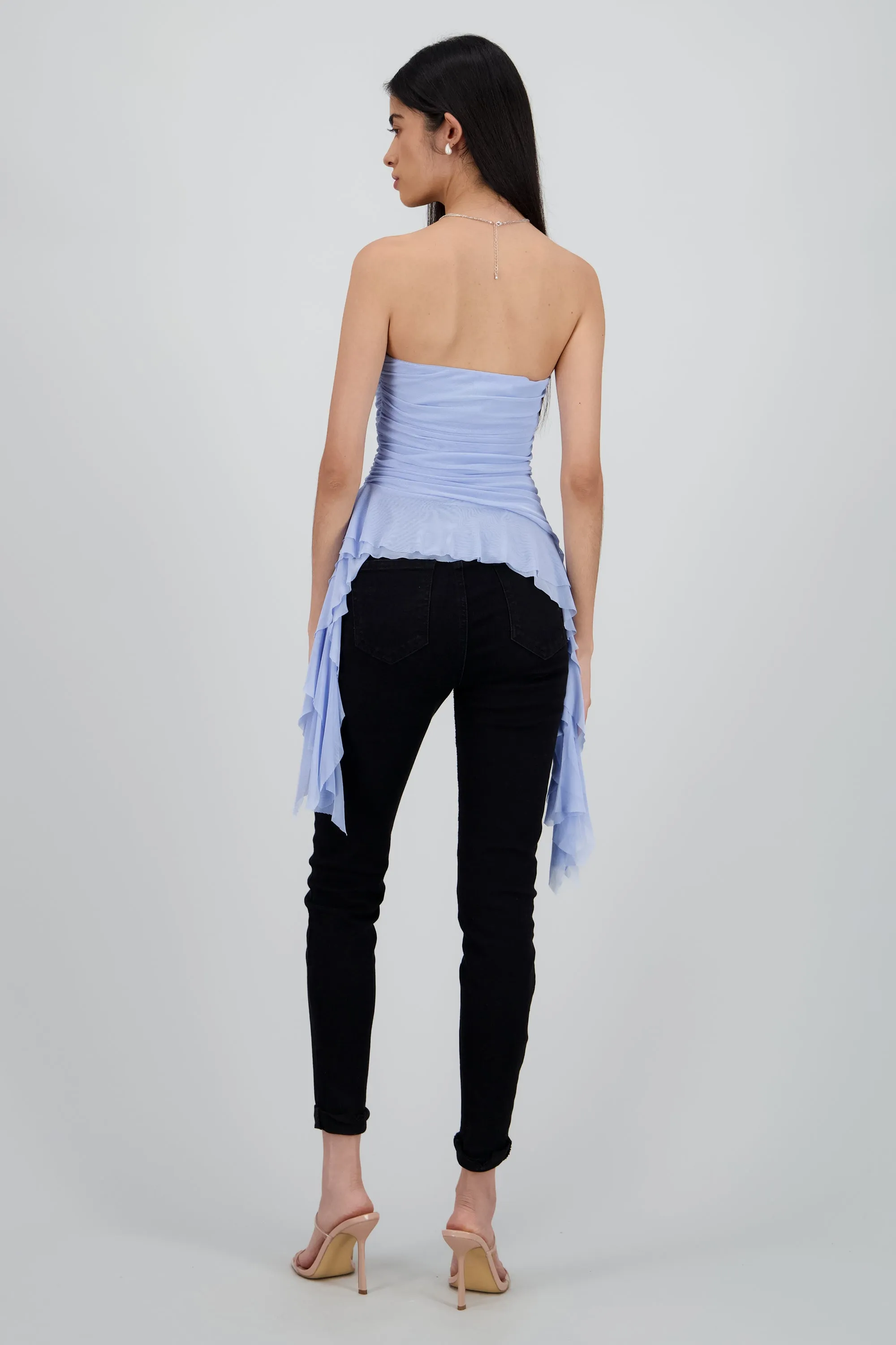 Top strapless drapeado sold by Shasa product image thumbnail 4