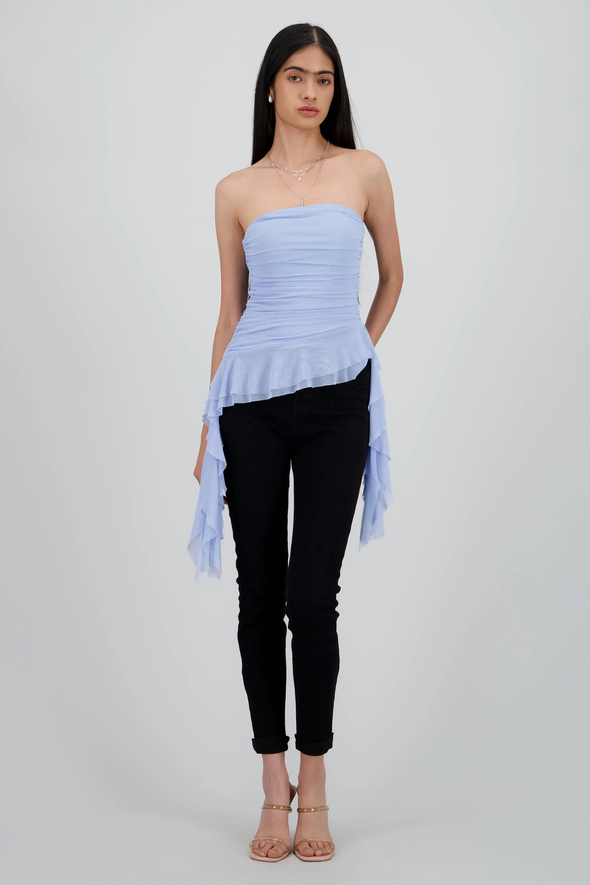 Top strapless drapeado sold by Shasa product image thumbnail 2
