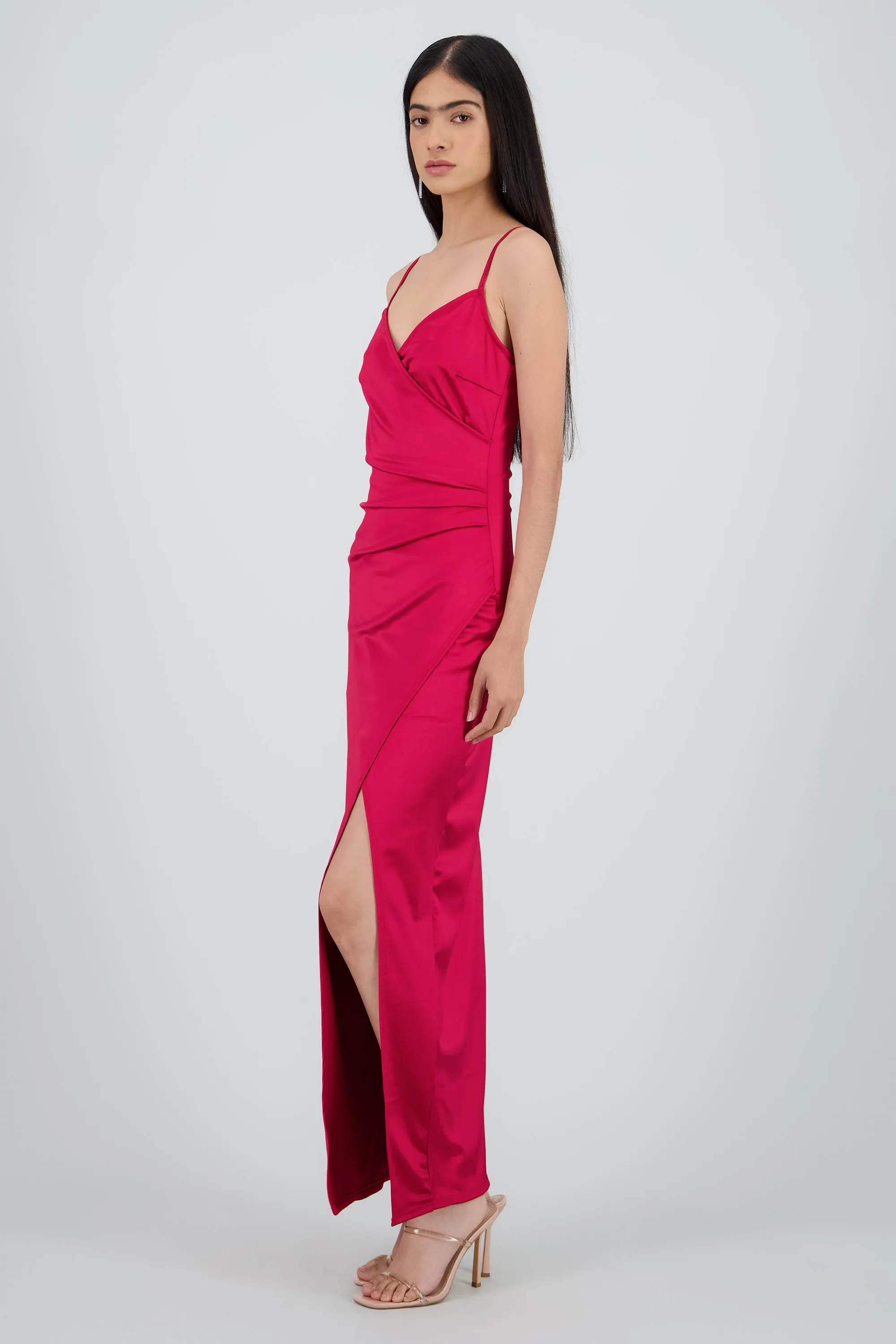 Vestido satinado midi sold by Shasa product image thumbnail 3