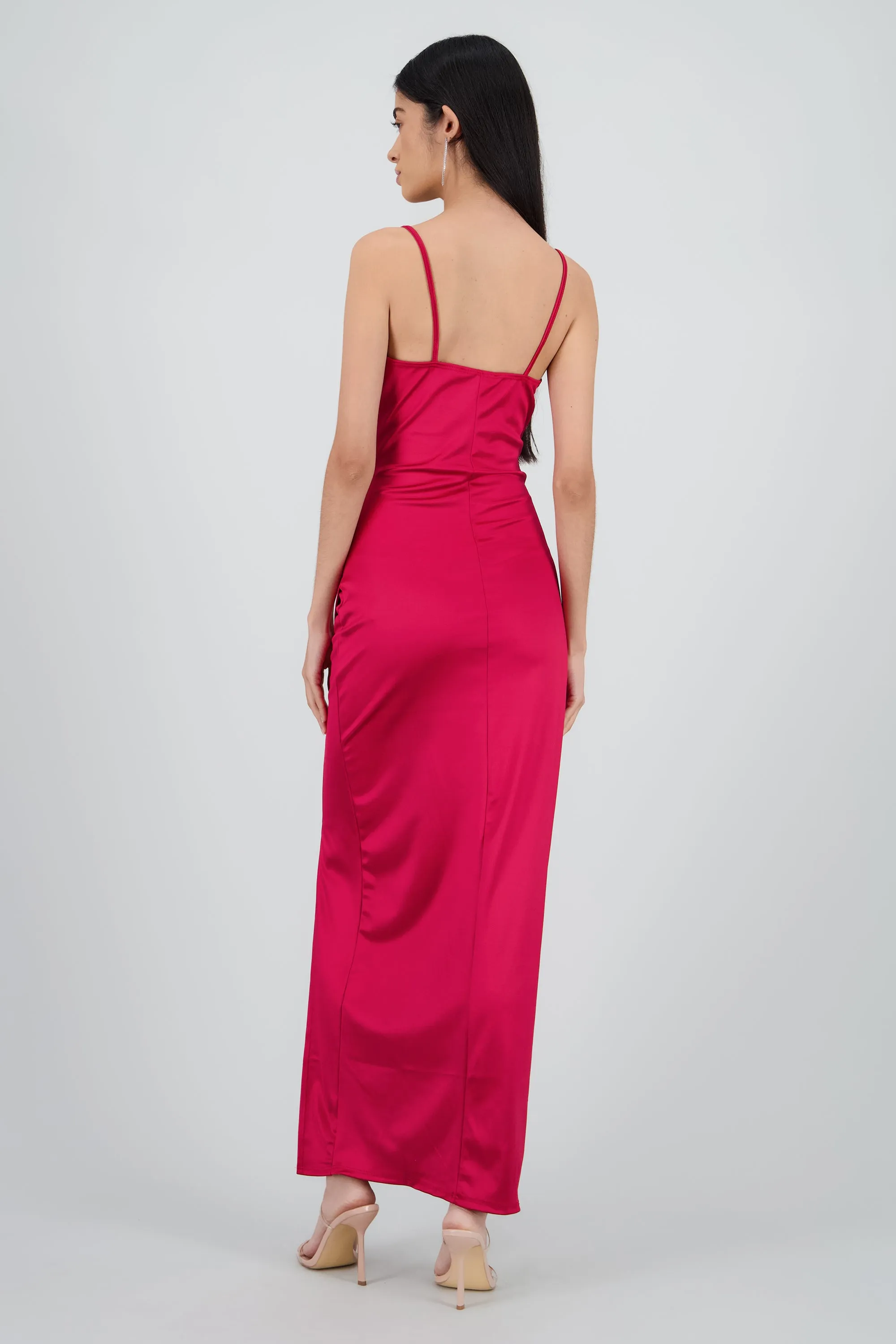 Vestido satinado midi sold by Shasa product image thumbnail 4