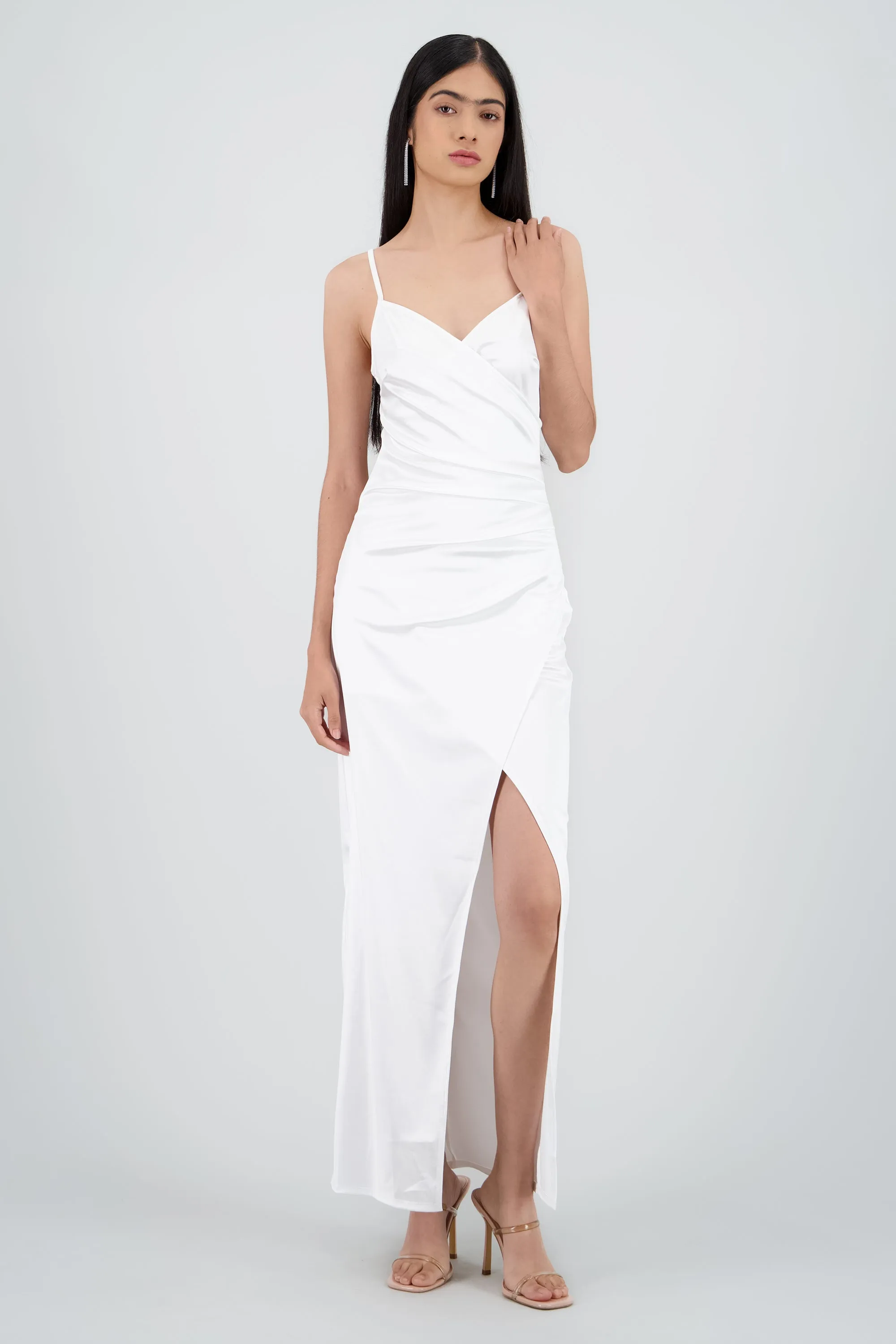 Vestido satinado midi sold by Shasa product image thumbnail 2