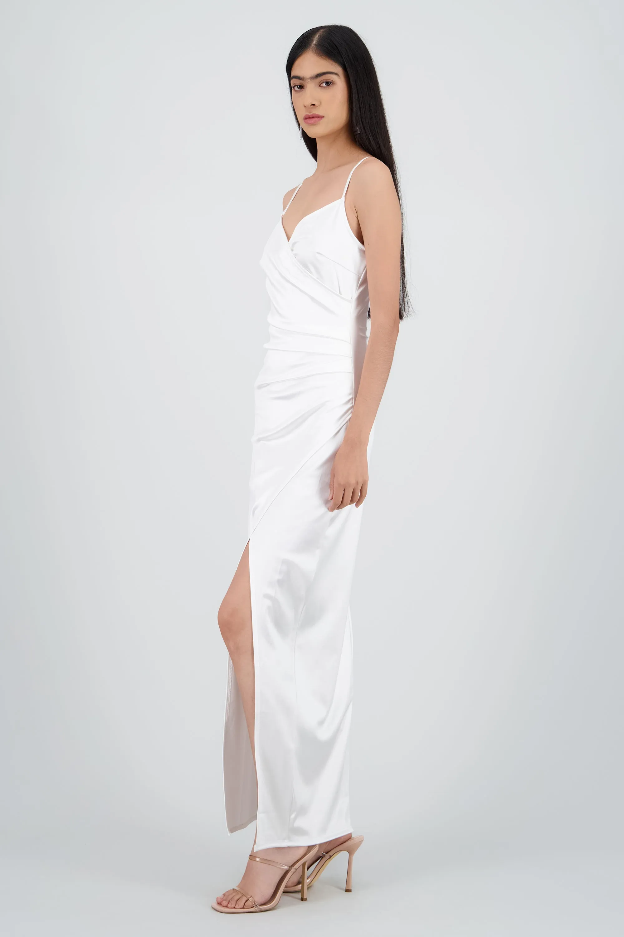 Vestido satinado midi sold by Shasa product image thumbnail 3