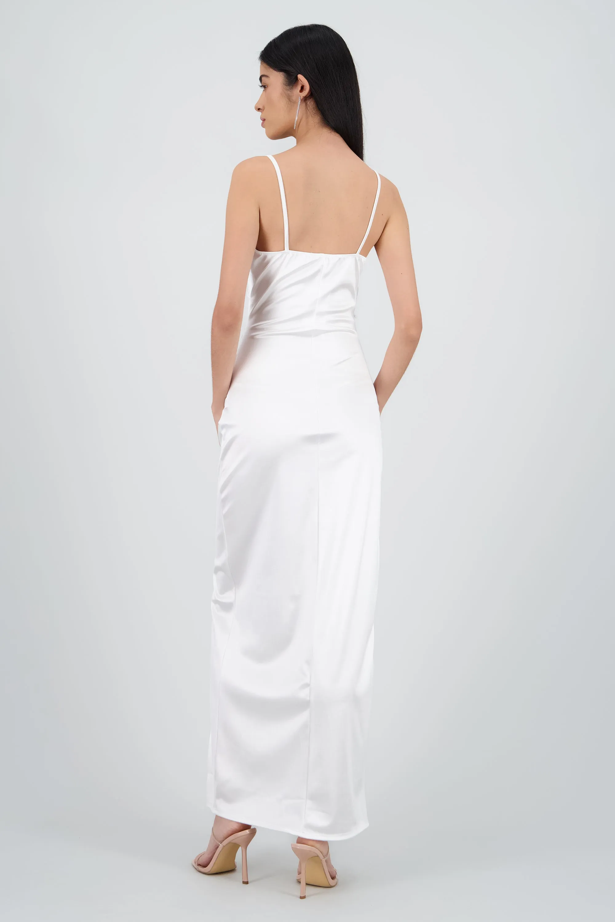 Vestido satinado midi sold by Shasa product image thumbnail 4