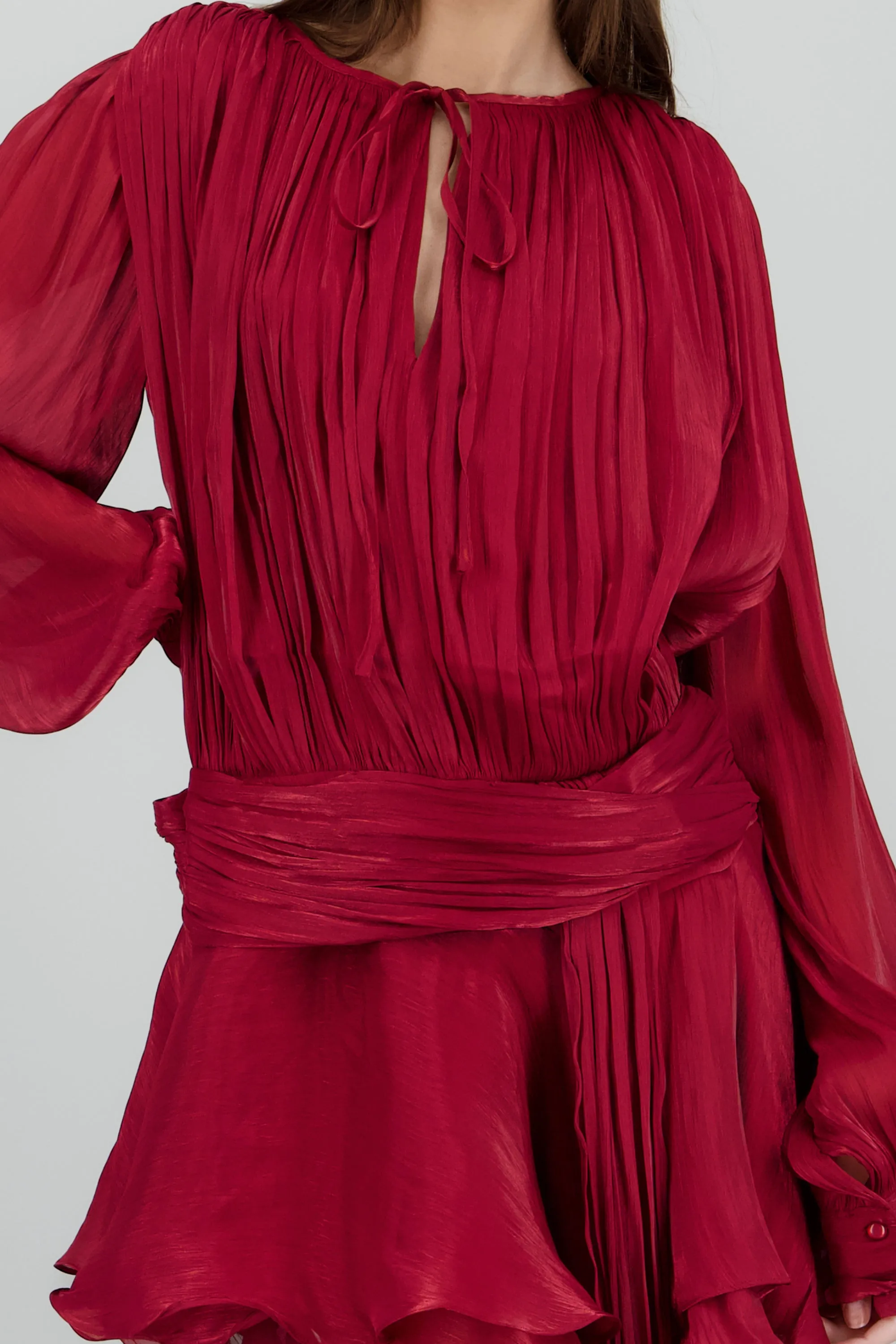 Vestido mini fluido plisado sold by Shasa product image thumbnail 5