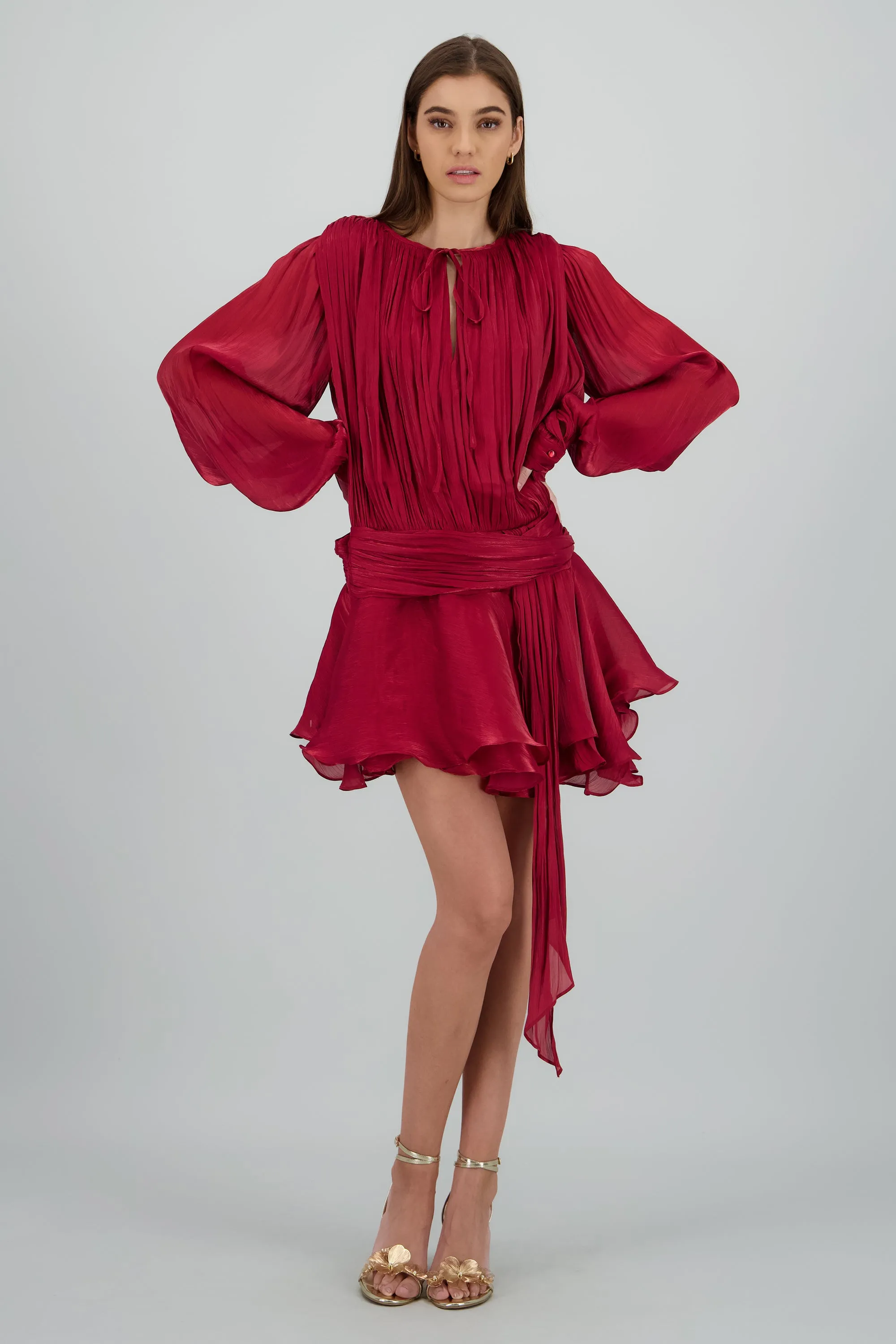 Vestido mini fluido plisado sold by Shasa product image thumbnail 2