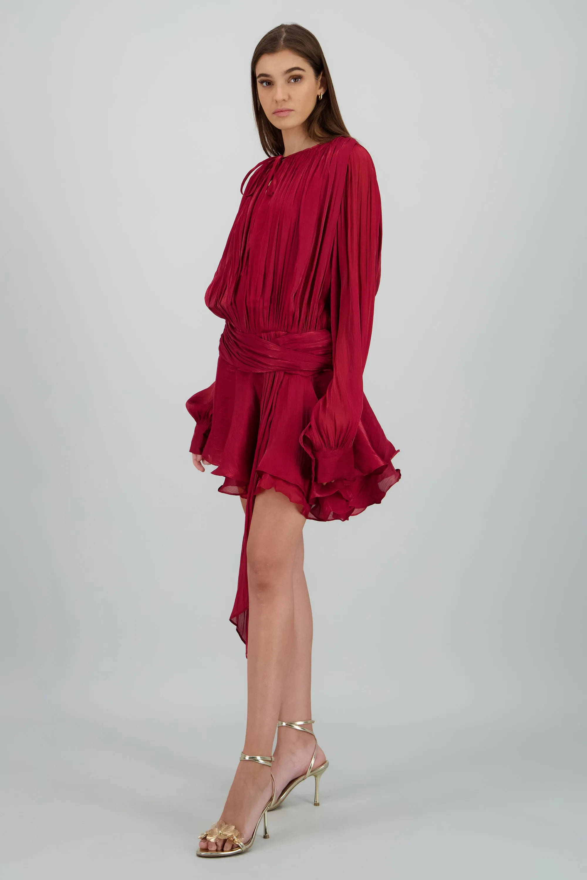 Vestido mini fluido plisado sold by Shasa product image thumbnail 3