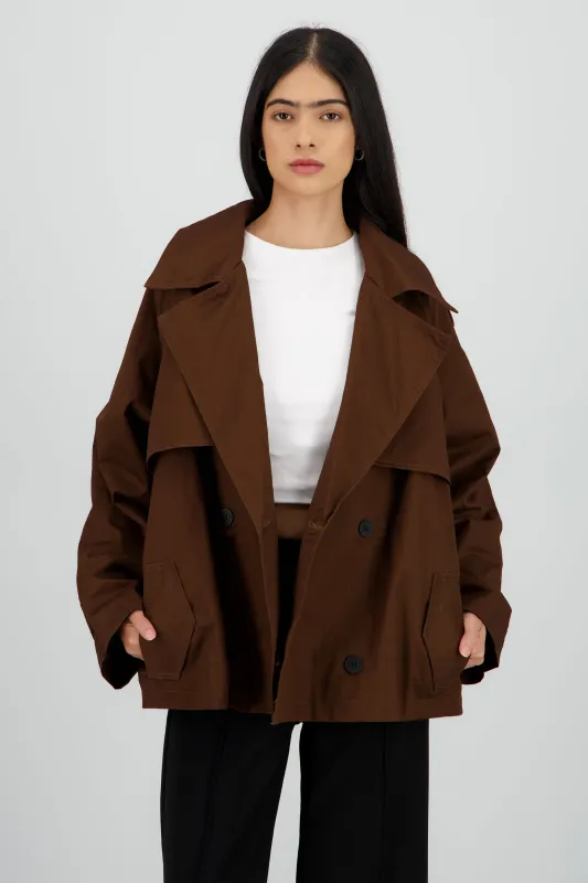 Gabardina oversized corta sold by Shasa
