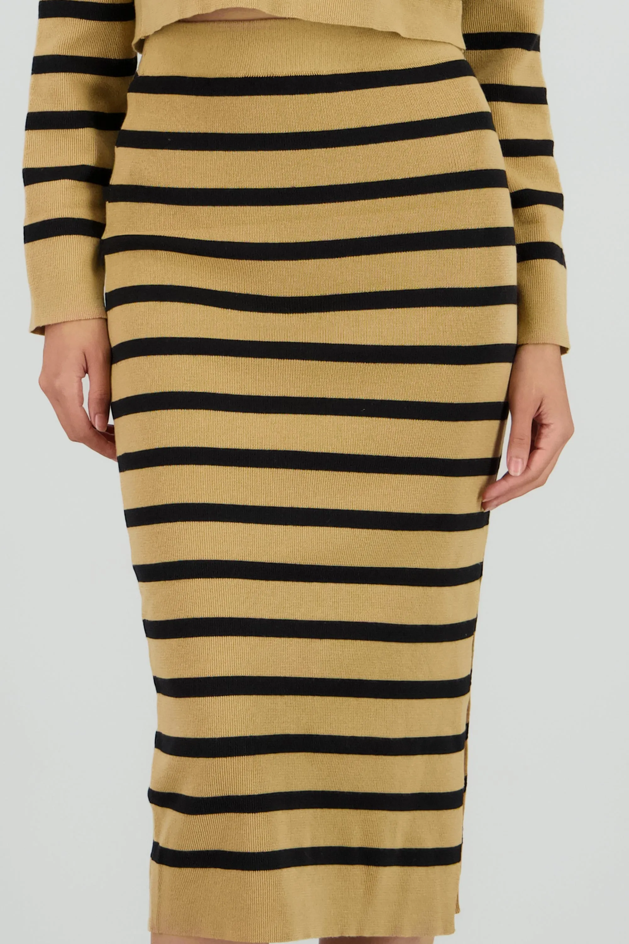 Falda midi rayas detalle abertura sold by Shasa product image thumbnail 5