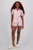 Pijama camisera short corazones sold by Shasa