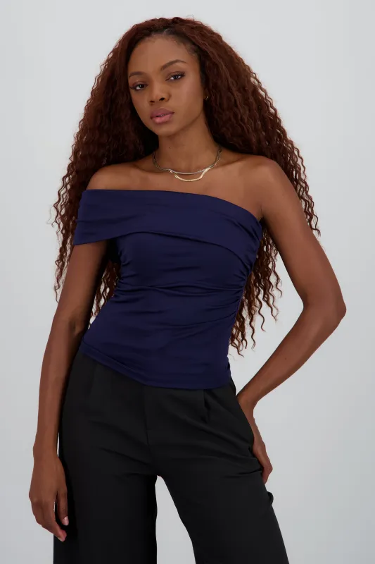 Top strapless asimetrico sold by Shasa