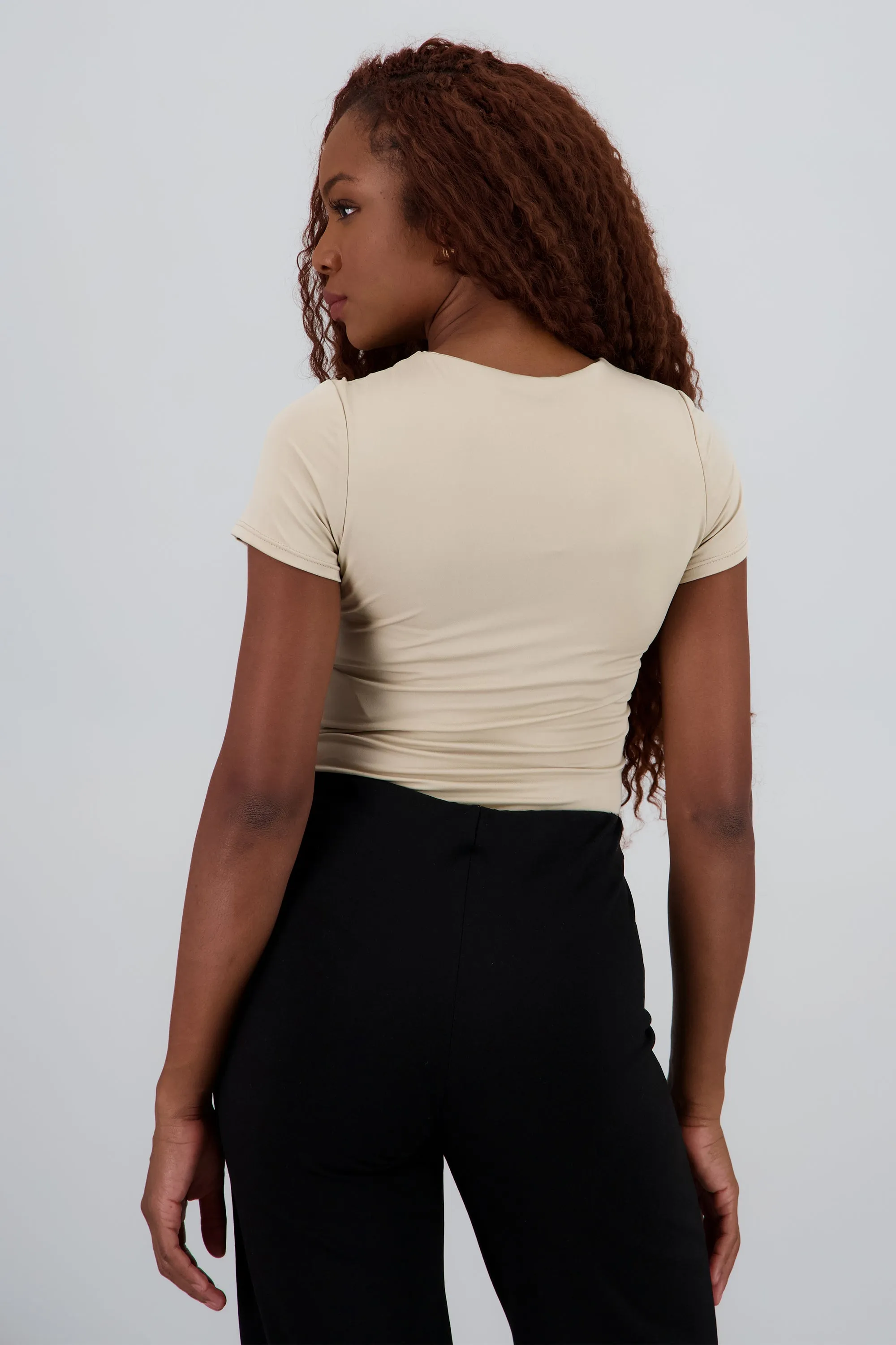 Bodysuit manga corta cuello redondo sold by Shasa product image thumbnail 3