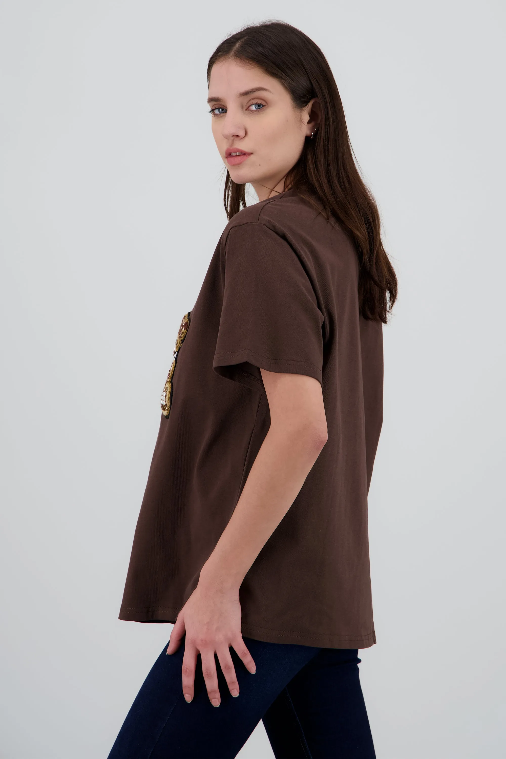 Playera manga corta detalle osos textura sold by Shasa product image thumbnail 3