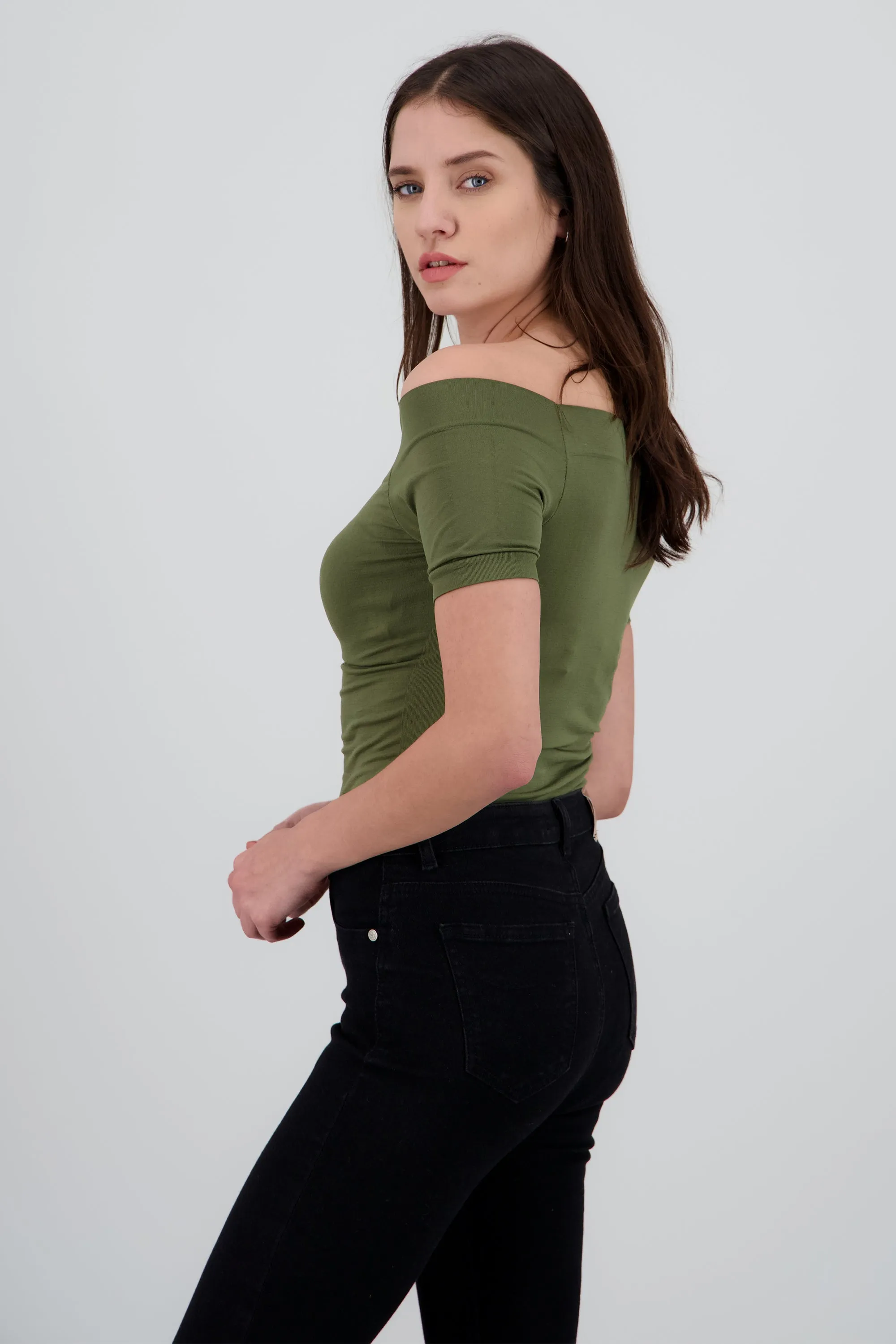 BODYSUIT OFF SHOULDER M/C sold by Shasa product image thumbnail 2