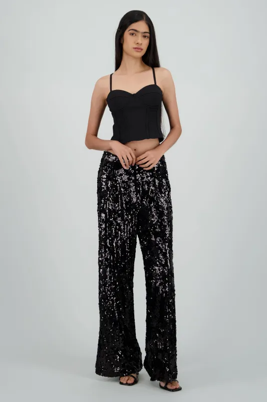 PANTALON AMPLIO LENTEJUELAS sold by Shasa