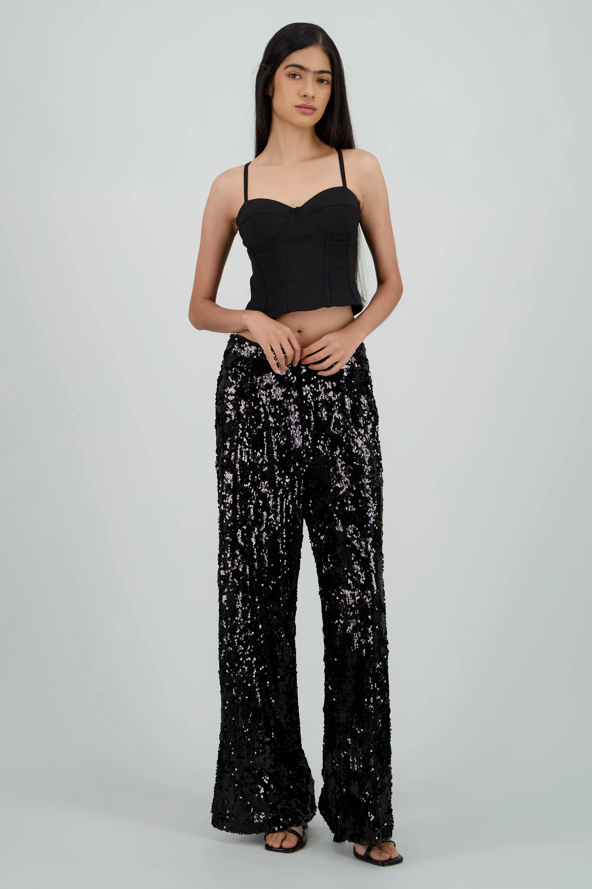 PANTALON AMPLIO LENTEJUELAS sold by Shasa