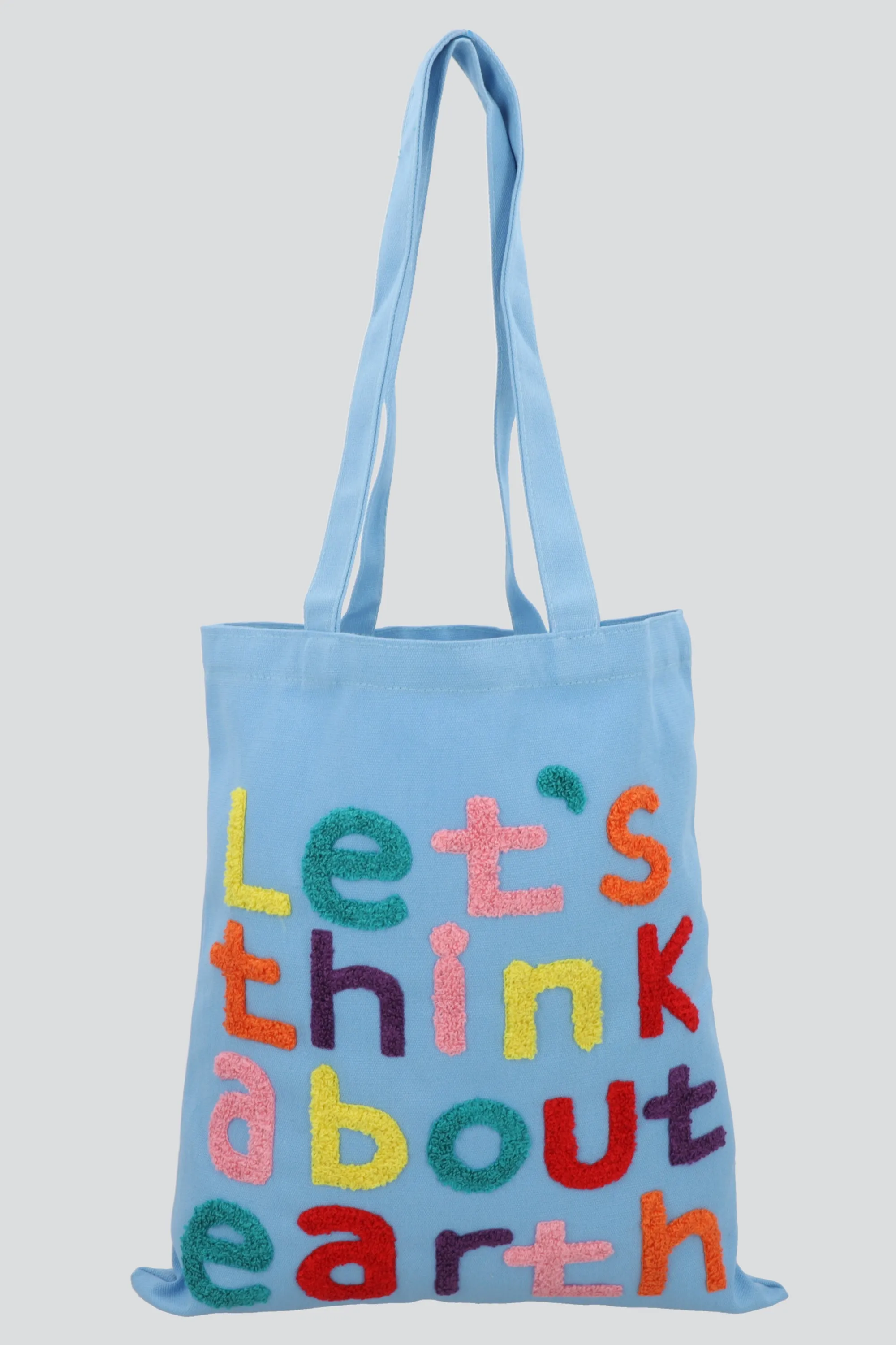 Bolsa tote lets think about sold by Shasa