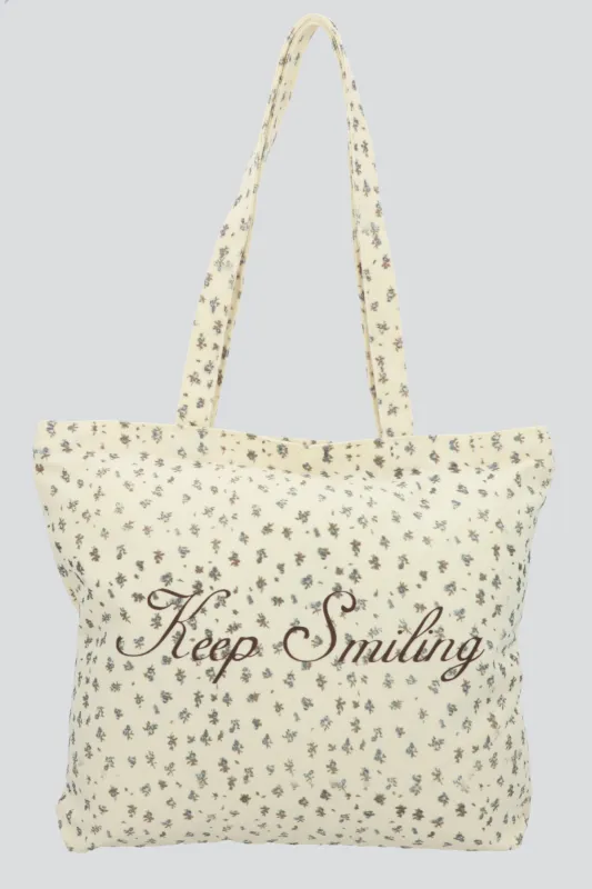 Bolsa tote mini print flores sold by Shasa