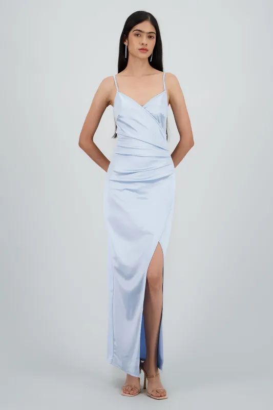 Vestido satinado midi sold by Shasa