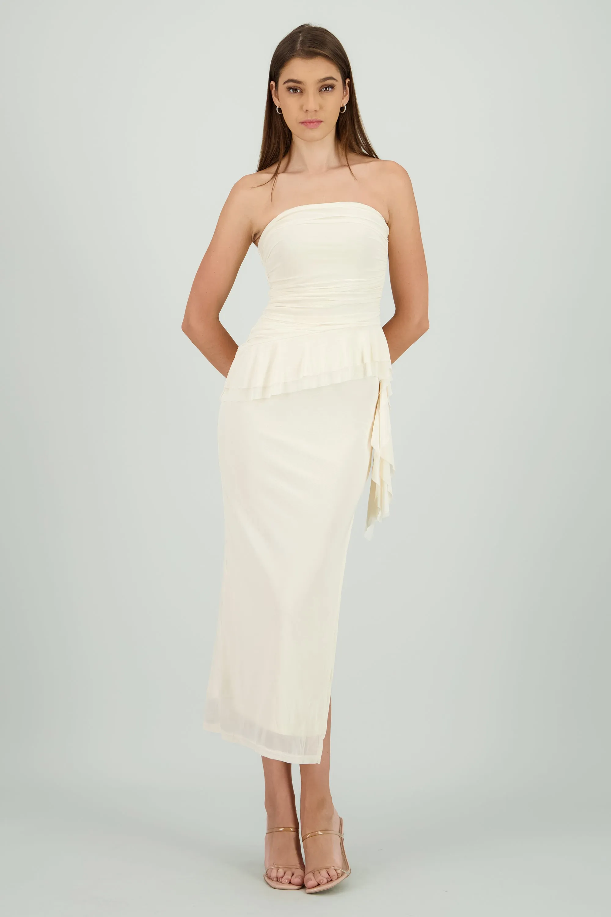 Maxi vestido mesh olanes sold by Shasa