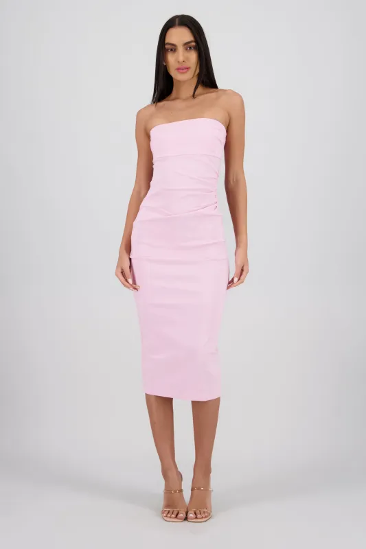 Vestido drapeado tubo sold by Shasa