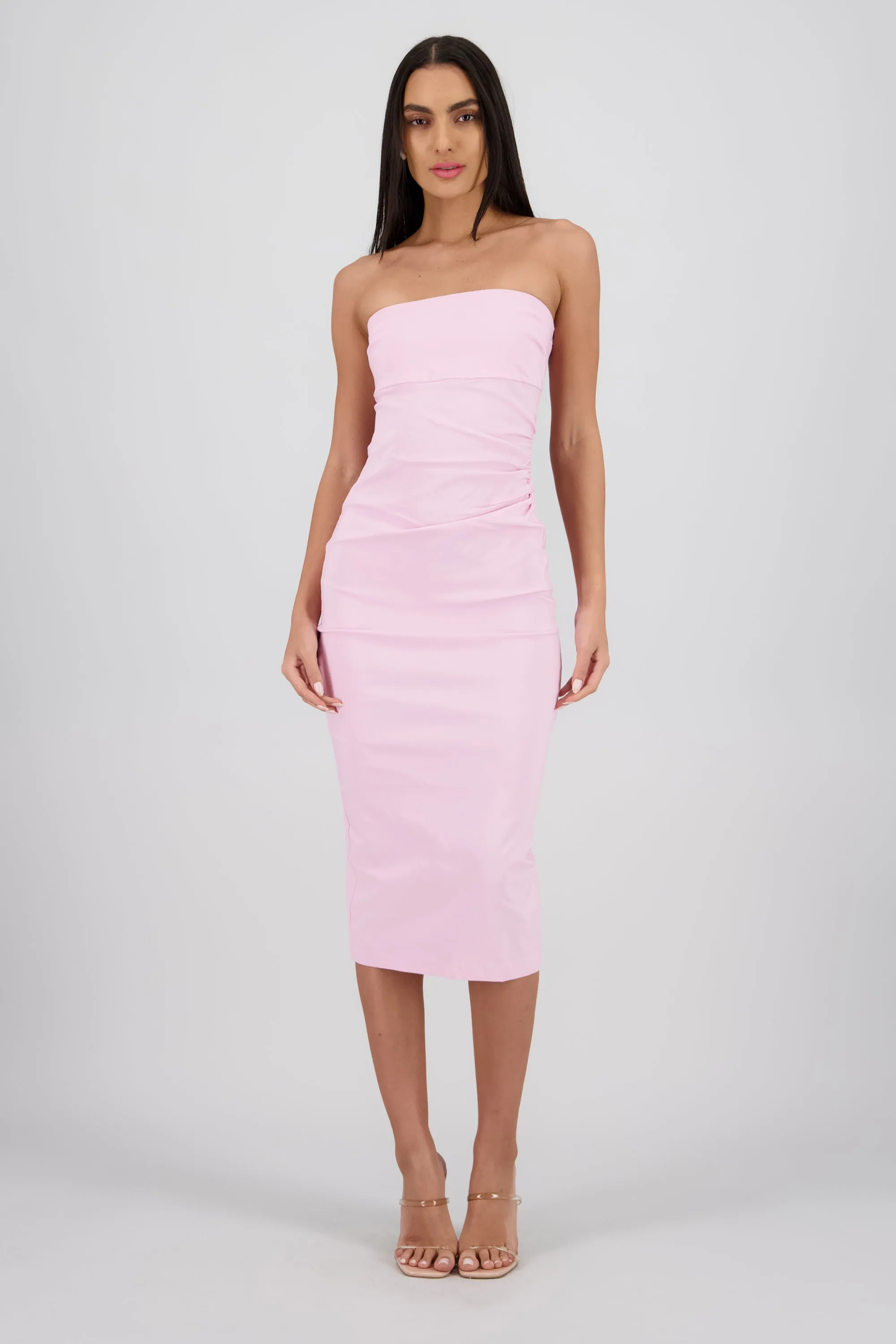 Vestido drapeado tubo sold by Shasa