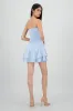 Vestido mini drapeado strapless sold by Shasa