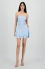 Vestido mini drapeado strapless sold by Shasa