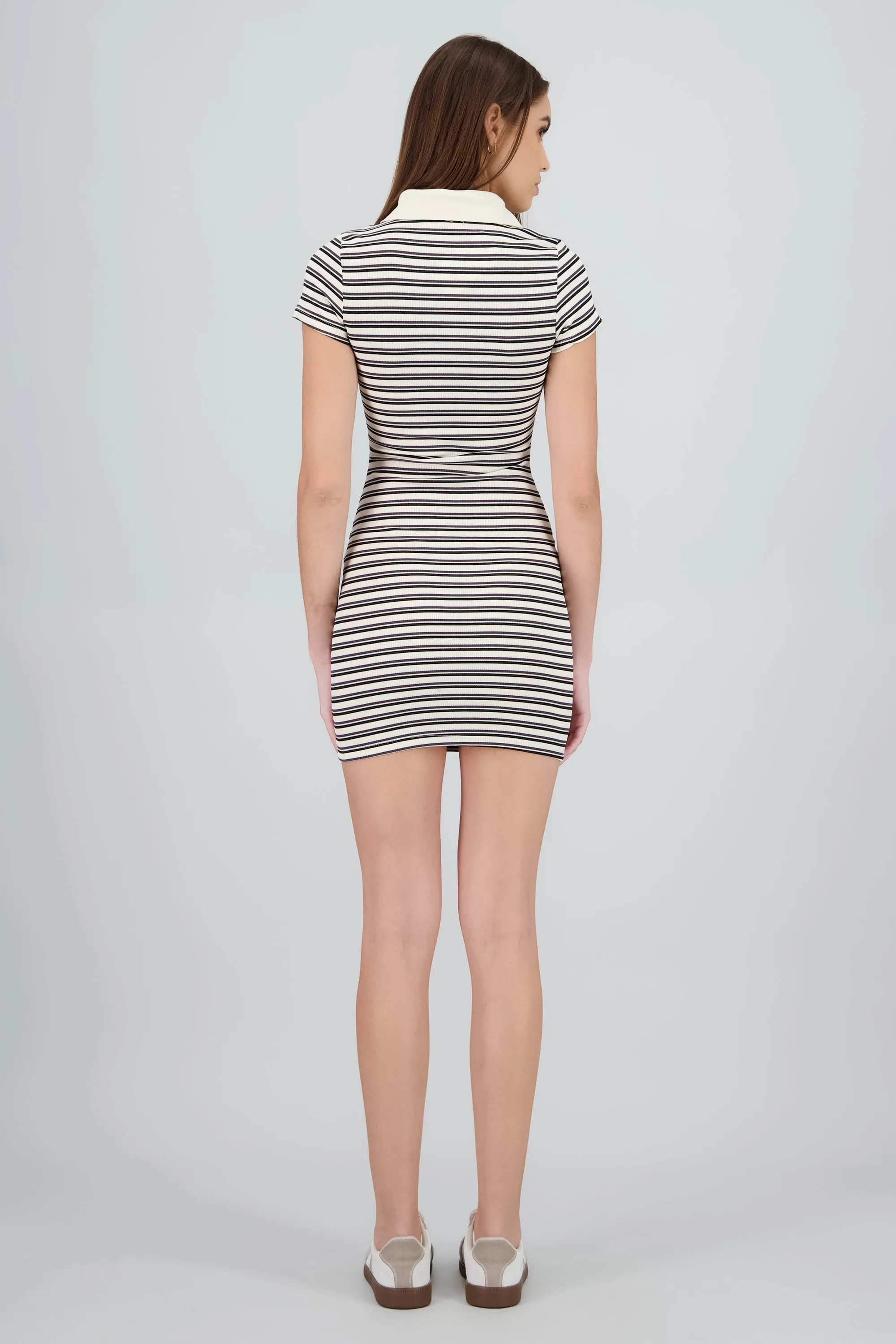 Vestido cuello polo rib rayas sold by Shasa product image thumbnail 4