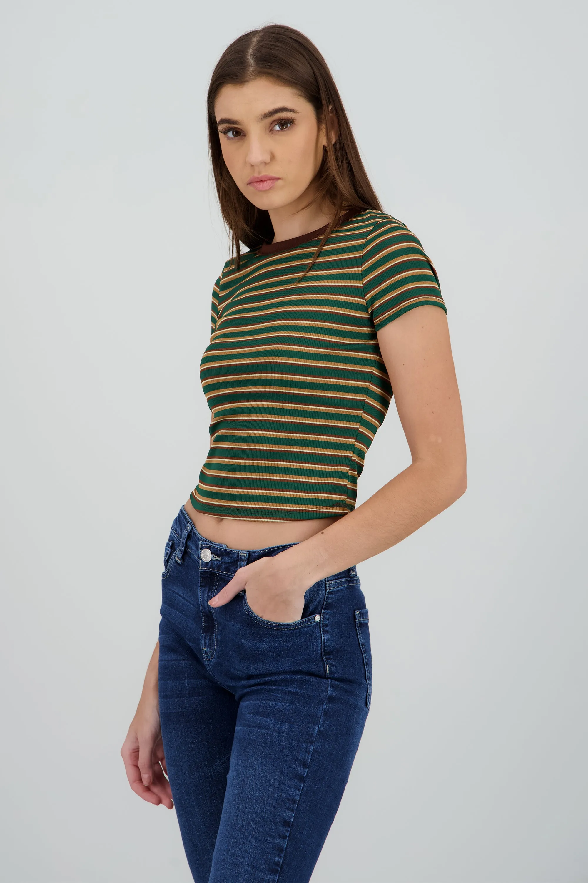 Playera cuello redondo lineas sold by Shasa product image thumbnail 3