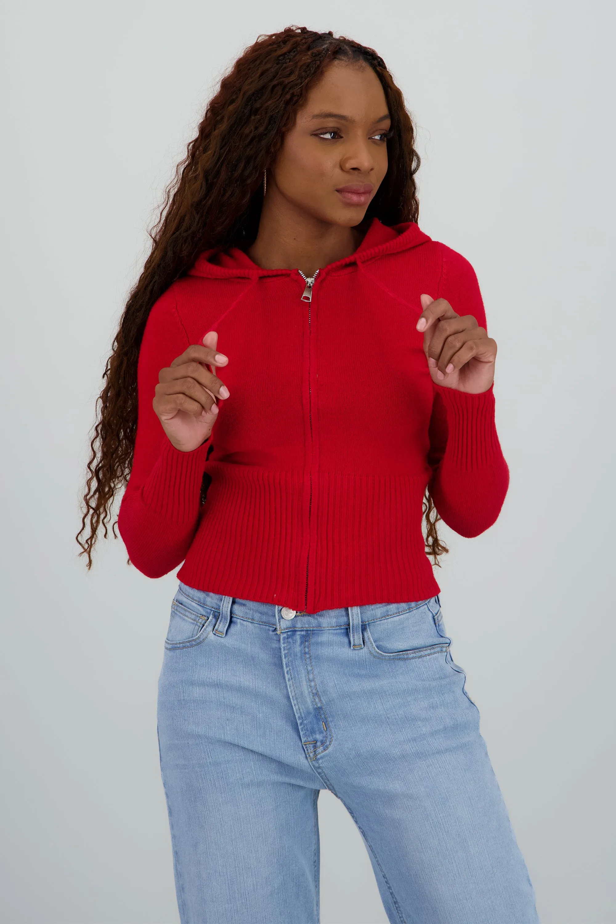 Sueter con cierre y gorro sold by Shasa