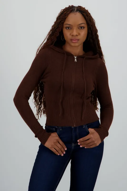 Sueter con cierre y gorro sold by Shasa