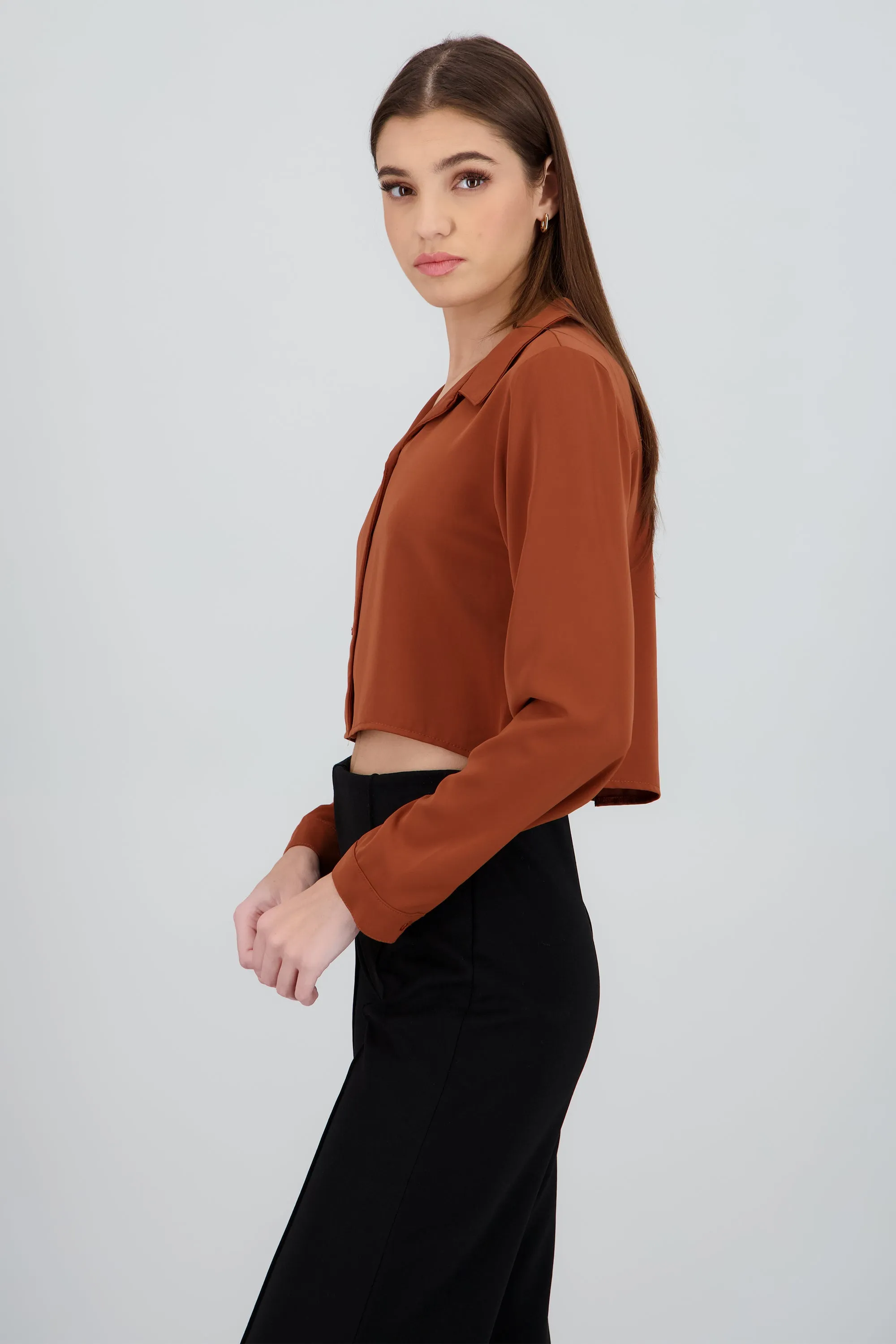 Camisa lisa manga larga sold by Shasa product image thumbnail 3