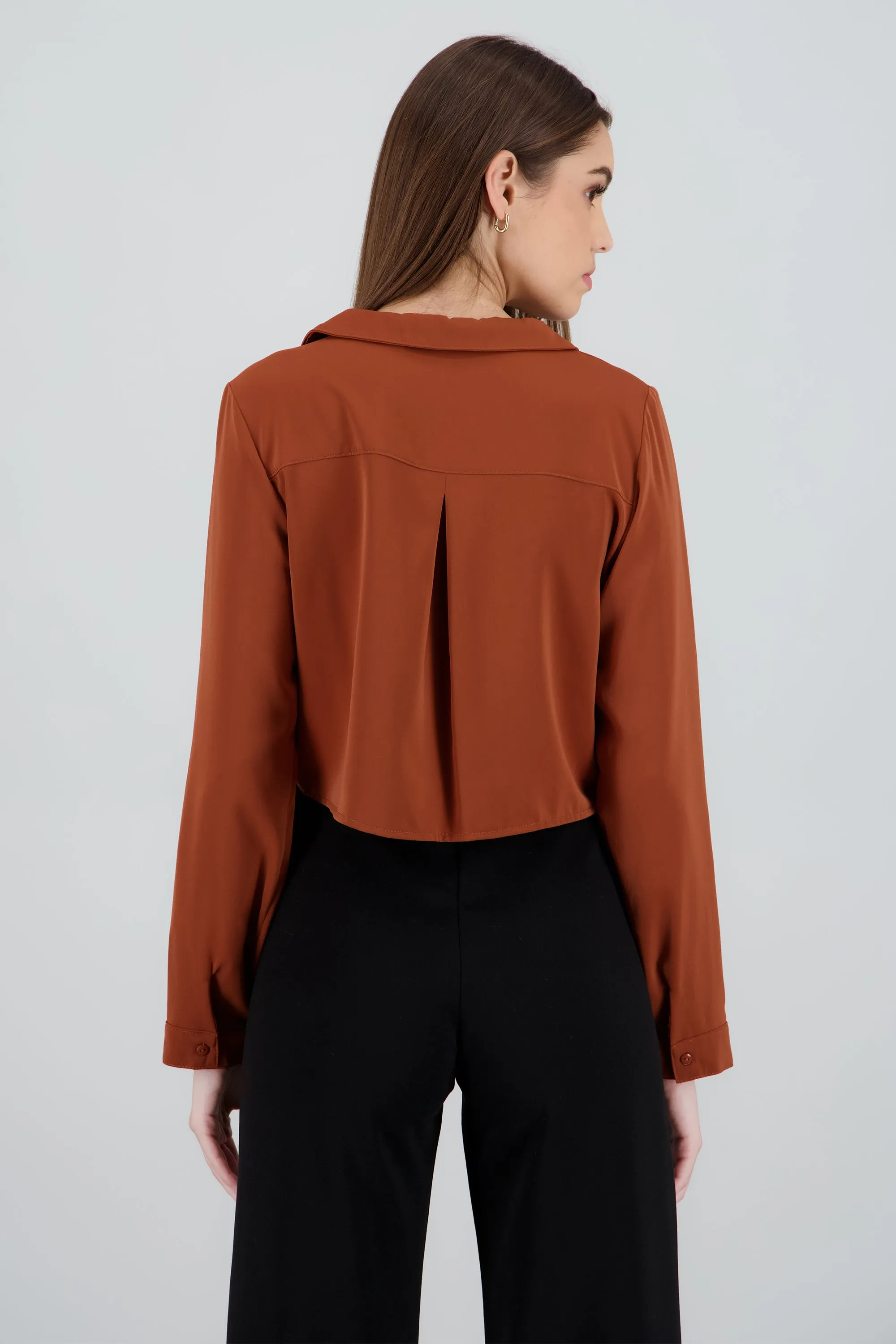 Camisa lisa manga larga sold by Shasa product image thumbnail 4