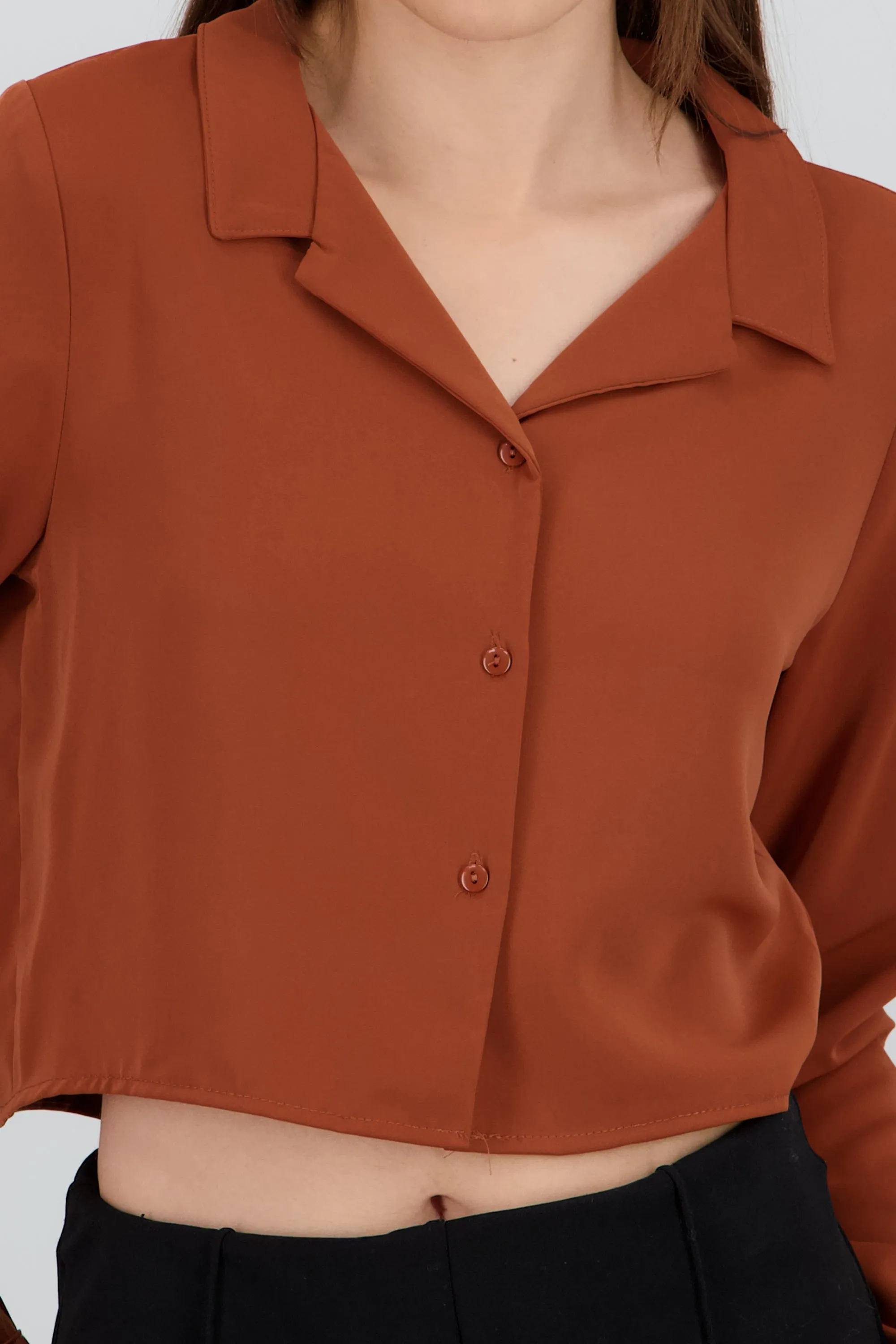 Camisa lisa manga larga sold by Shasa product image thumbnail 5