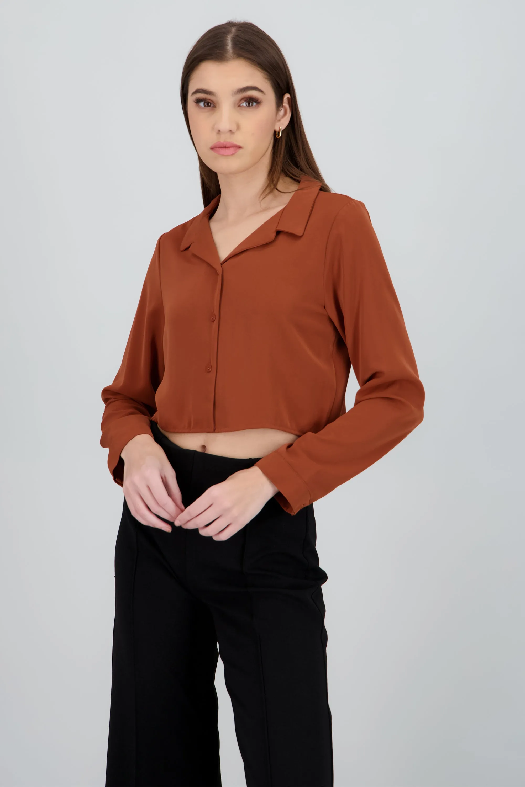 Camisa lisa manga larga sold by Shasa product image thumbnail 2