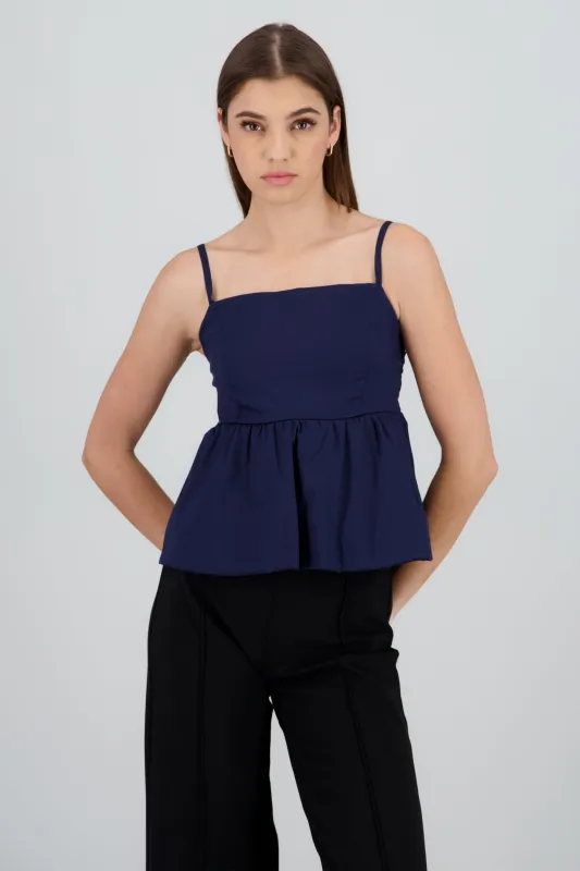 Top tirantes con olan globo sold by Shasa