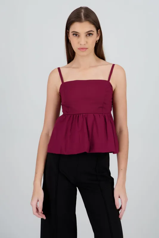 Top tirantes con olan globo sold by Shasa