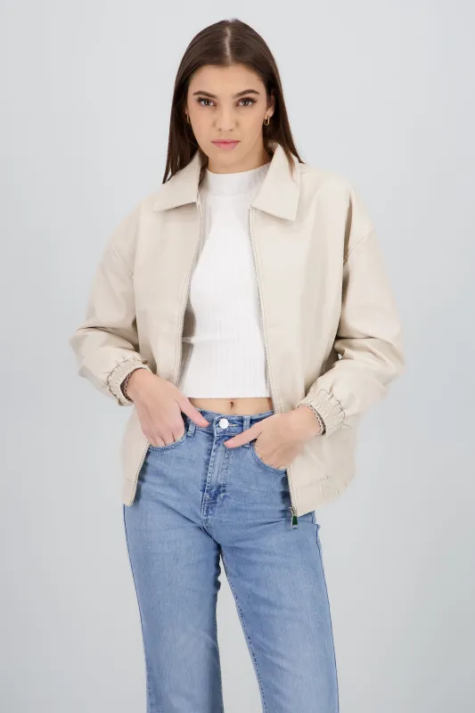 Bomber oversize pu sold by Shasa