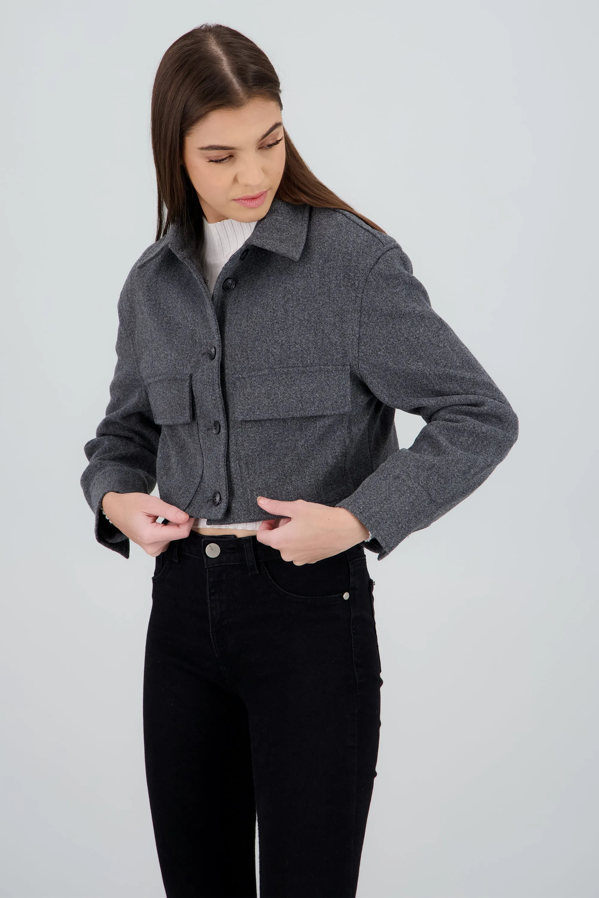 Chamarra corta con bolsas y botones sold by Shasa product image thumbnail 2