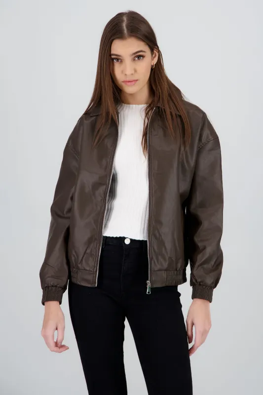 Bomber oversize pu sold by Shasa