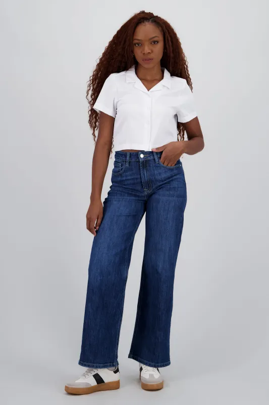 Jeans wide leg ultra confort sold by Shasa