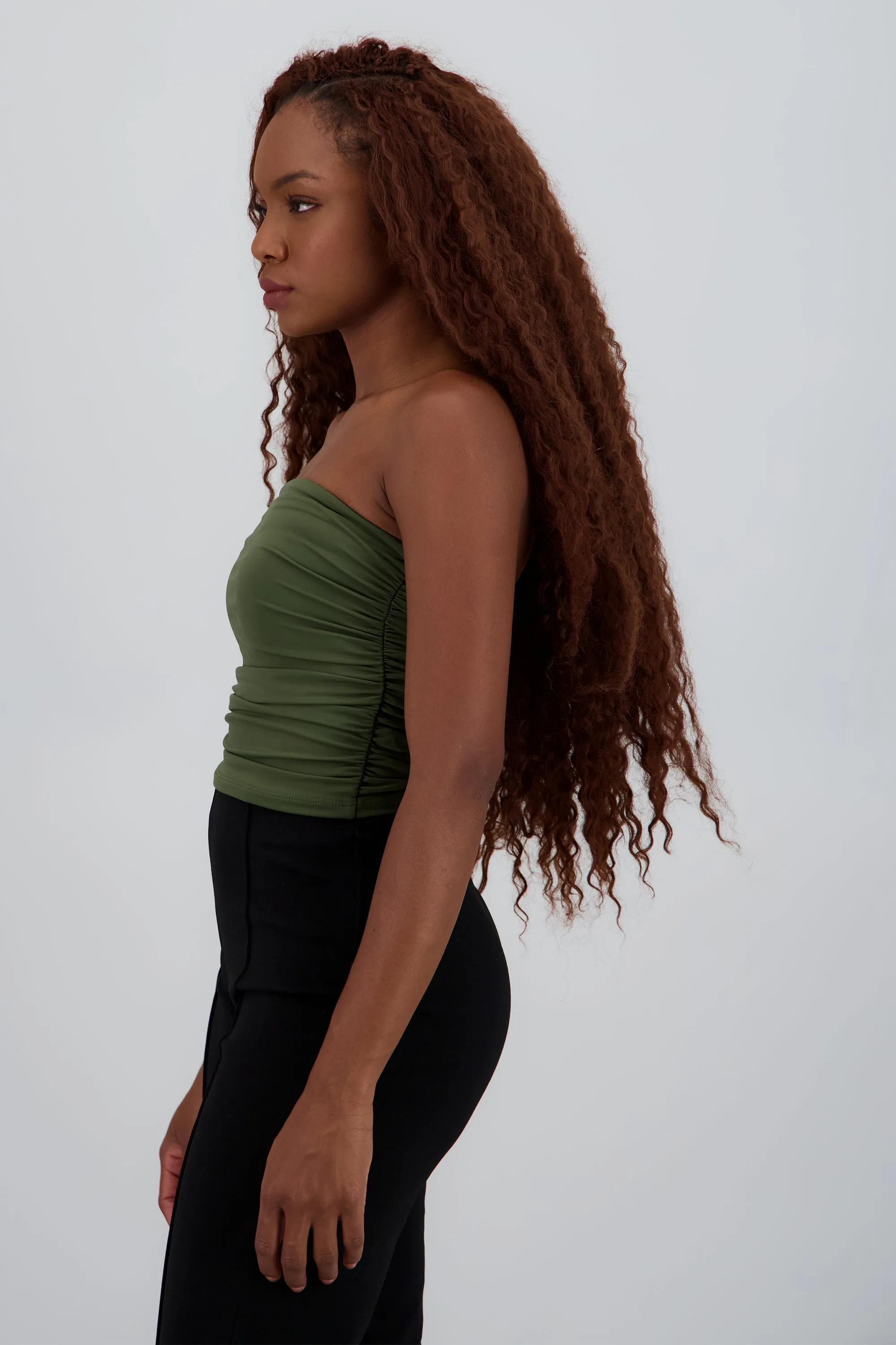 Top tubo strapless drapeado sold by Shasa product image thumbnail 3