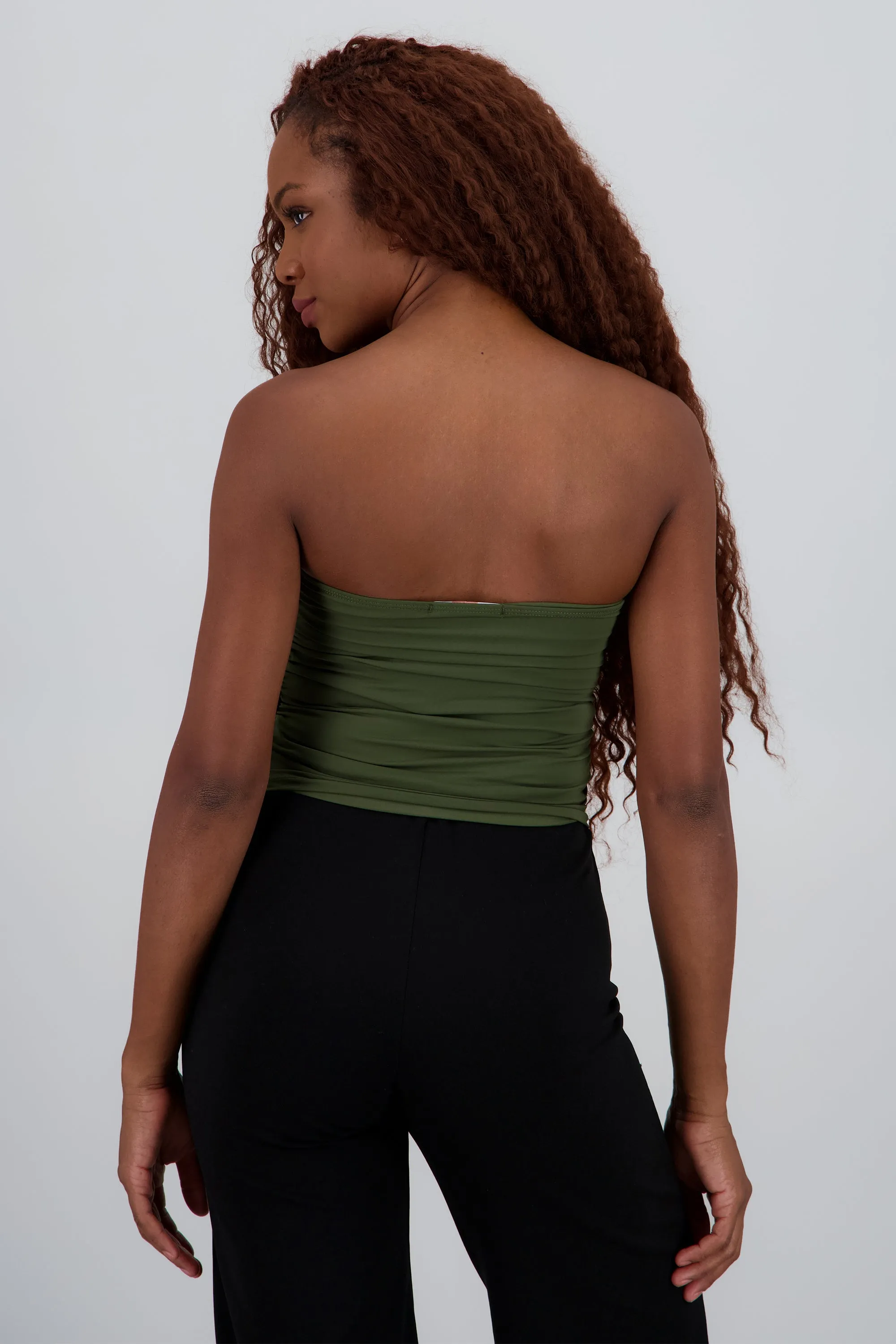 Top tubo strapless drapeado sold by Shasa product image thumbnail 4