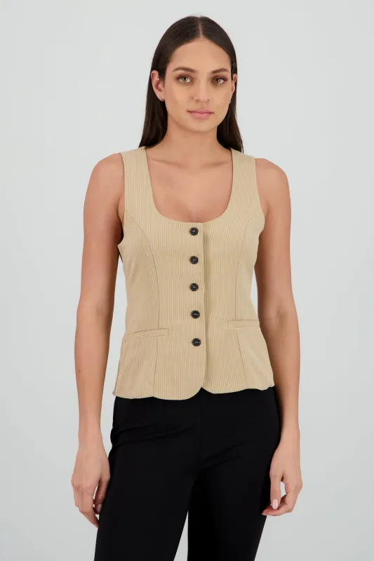 Chaleco formal sold by Shasa