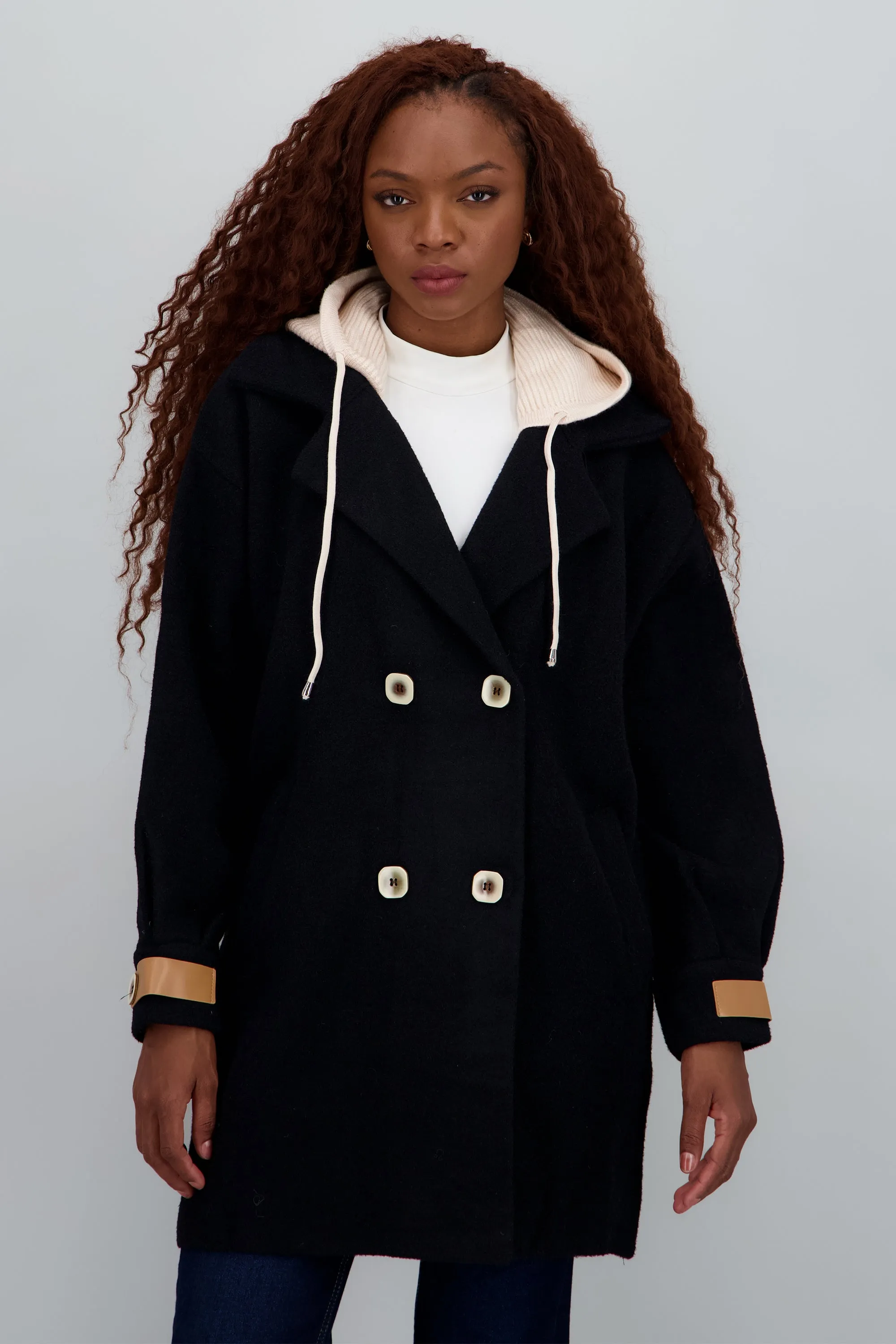 Cardigan largo con bolsas detalle gorro sold by Shasa product image thumbnail 2