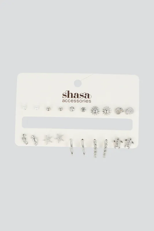 10 PR ARETES ARRACADAS FORMA sold by Shasa