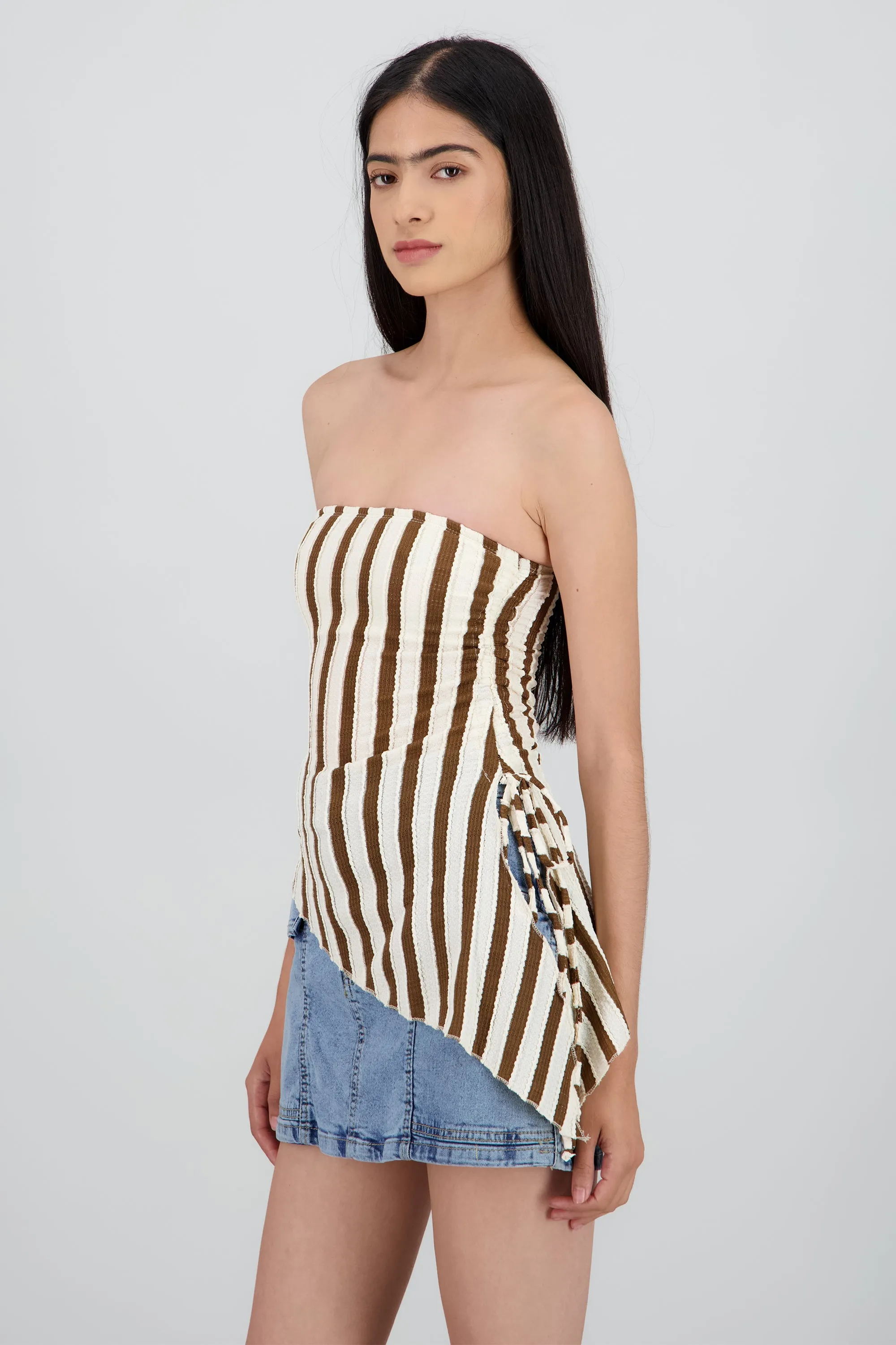 Top tubo abertura de lado rayas sold by Shasa product image thumbnail 3